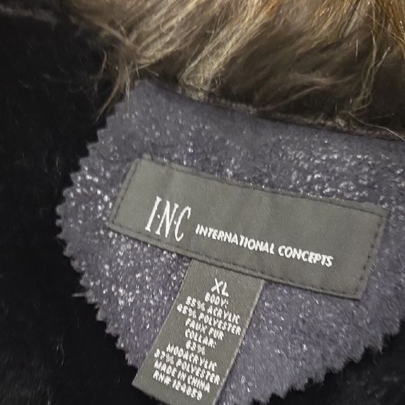 INC International Concepts Pea Coats in Black and Brown - Picture 8 of 8